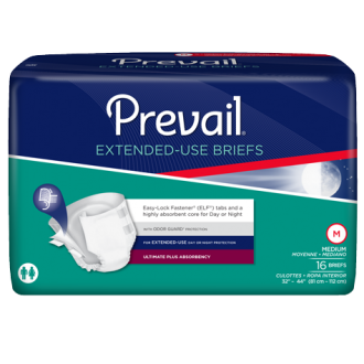 Prevail  Extended Use Adult Briefs