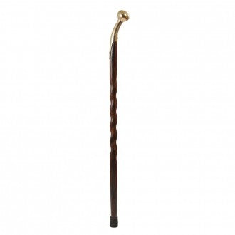 Twisted Cocobolo Hame Top Exotic Walking Cane