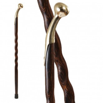 Twisted Cocobolo Hame Top Exotic Walking Cane