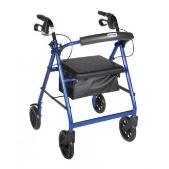 Drive Rollator with 8" Wheels and Fold-up Back