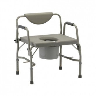 Nova Heavy Duty Commode with Drop-Arm & Extra Wide Seat