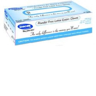 Powder-free Latex Exam Gloves (100 count box or case)