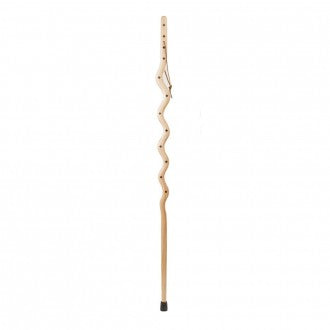 Southwest Riverbend Maple with Walnut Inlay Exotic Walking Stick