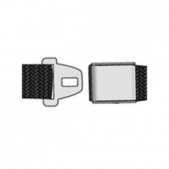 Airline-Style Buckle Positioning Belt