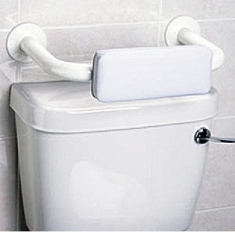 Padded Toilet Backrest Grab Bar