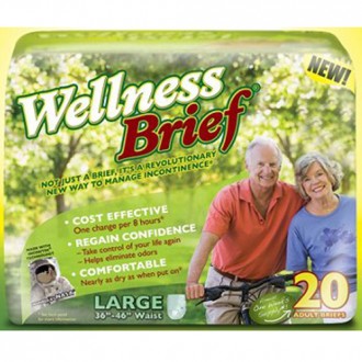 Wellness Brief Super Absorbent Briefs (case of 60)