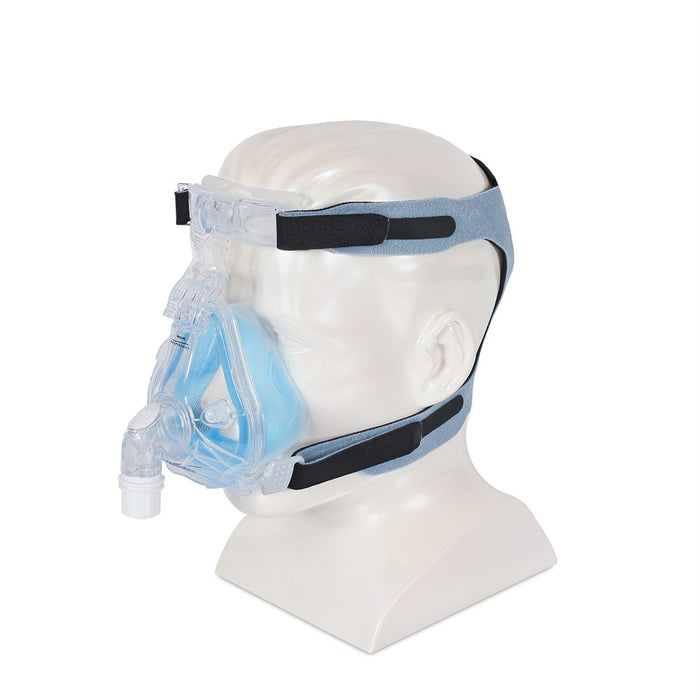 Respironics Comfort Gel Blue Full Face CPAP Mask and Headgear