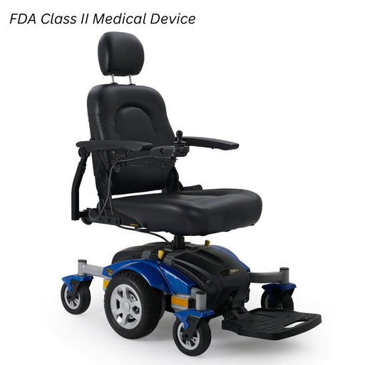 Golden Compass Sport power wheelchair, front-angle view