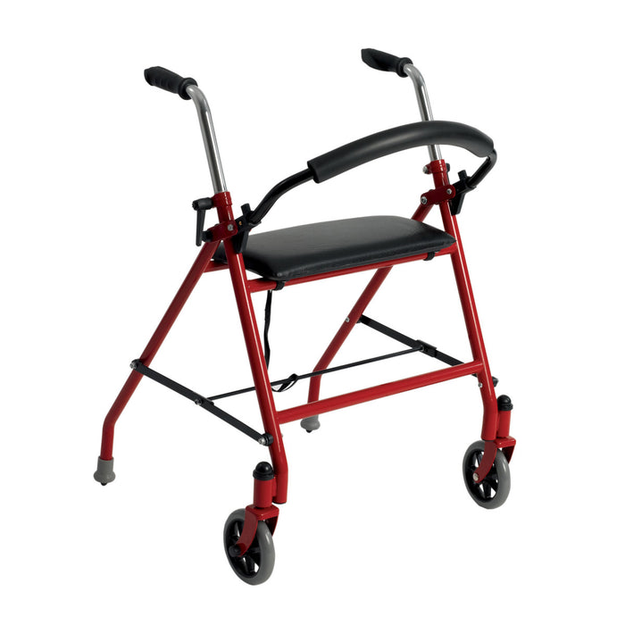 Drive two-wheeled walker with seat