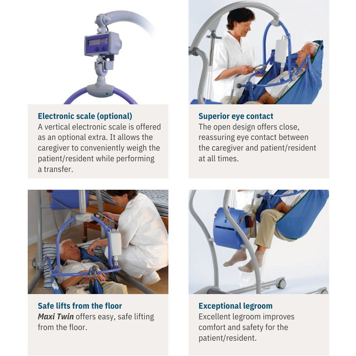 Maxi Twin Floor Lifter Patient Lift