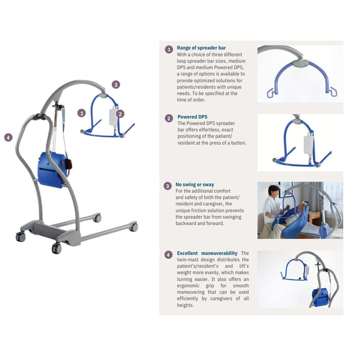 Maxi Twin Floor Lifter Patient Lift