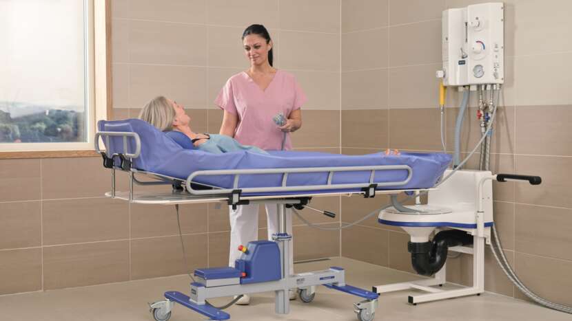 ArjoHuntleigh Concerto and Basic Shower Trolleys