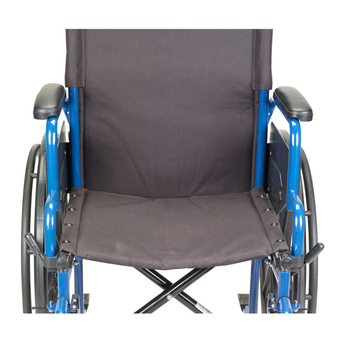 Drive Blue Streak wheelchair with flip-back arms