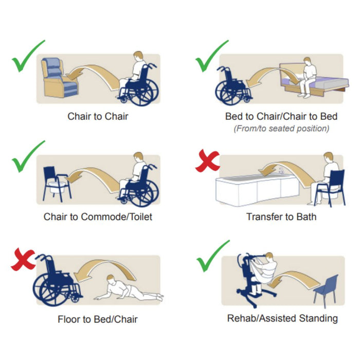 Hoyer® Deluxe Transport Clip Style Sling