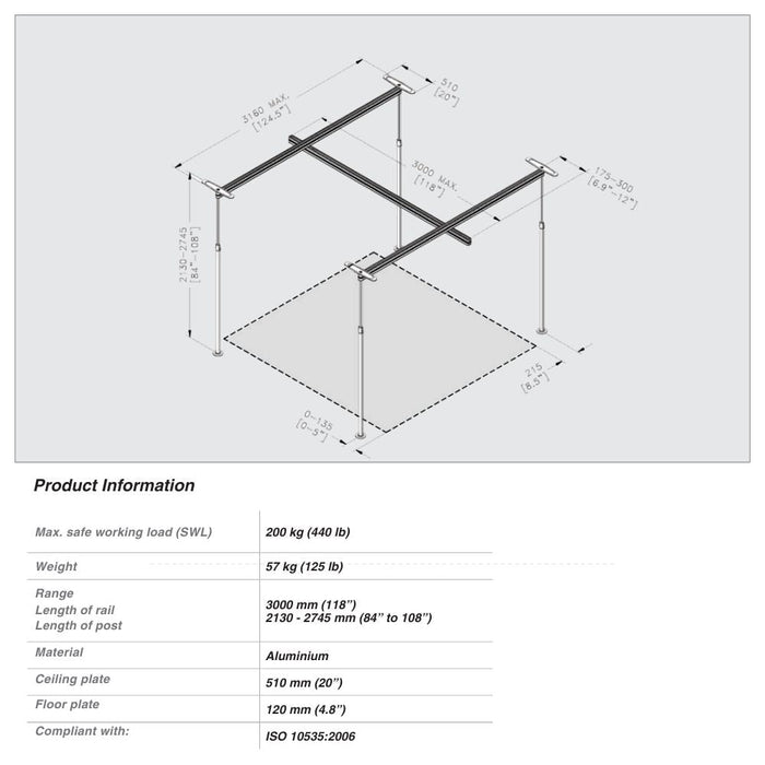 Easytrack 4-Post X-Y Pressure Fit System