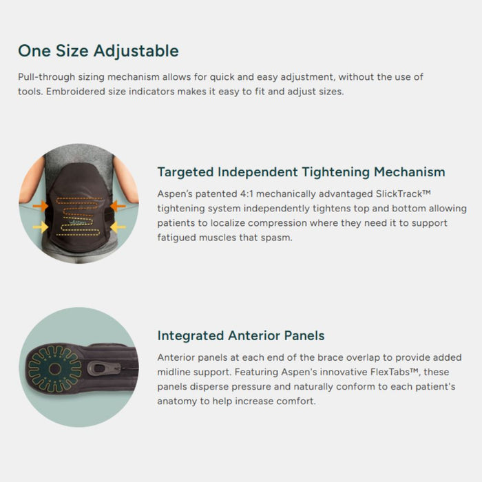 Aspen Horizon 627 LSO Back Brace