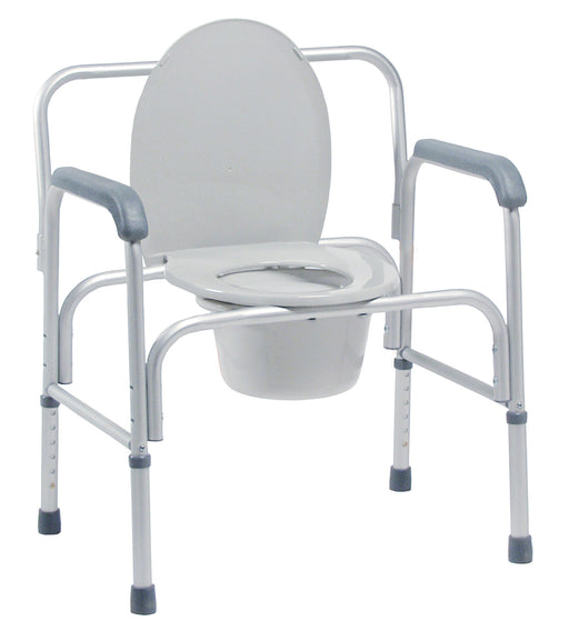 Bariatric 3-in-1 Aluminum Commode