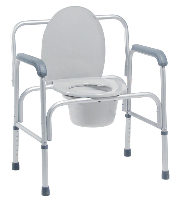 Bariatric 3-in-1 Aluminum Commode