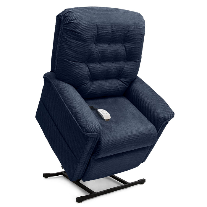 Pride Heritage LC-358L large lift chair in Cloud 9 Pacific, three-quarter view