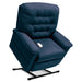 Pride Heritage LC-358PW petite-wide lift chair in Cloud 9 Pacific, three-quarter view