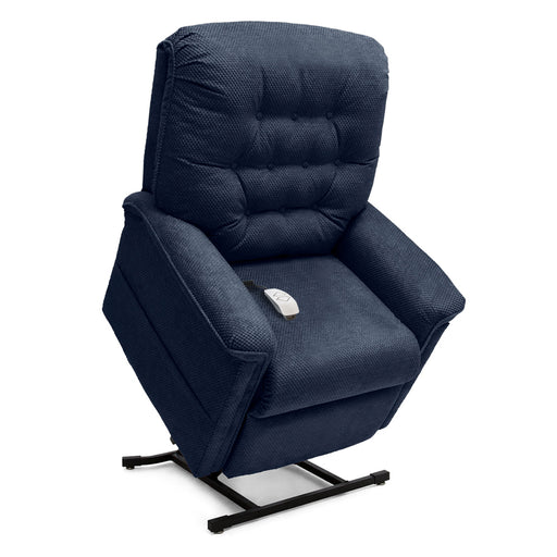 Pride Heritage LC-358S small lift chair in Cloud 9 Pacific, three-quarter view