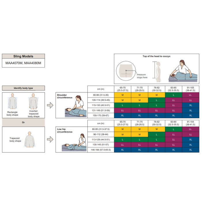 Arjo Amputee Left Leg Clip Sling
