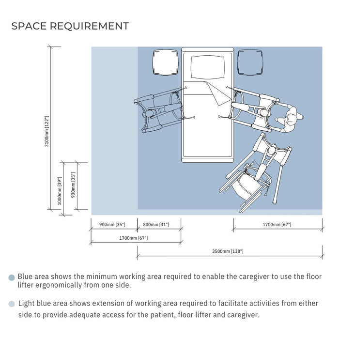 Maxi Move Floor Lifter Patient Lift