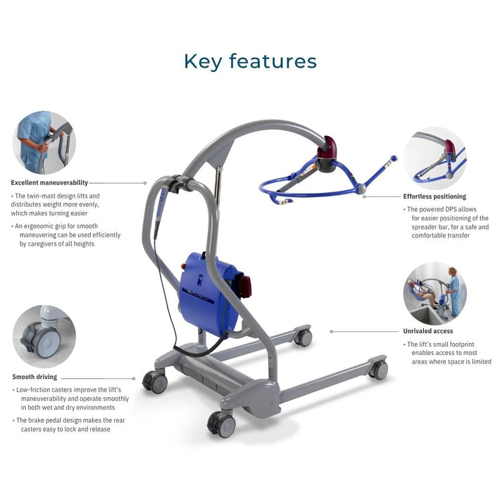 Maxi Twin Compact Floor Lifter Patient Lift