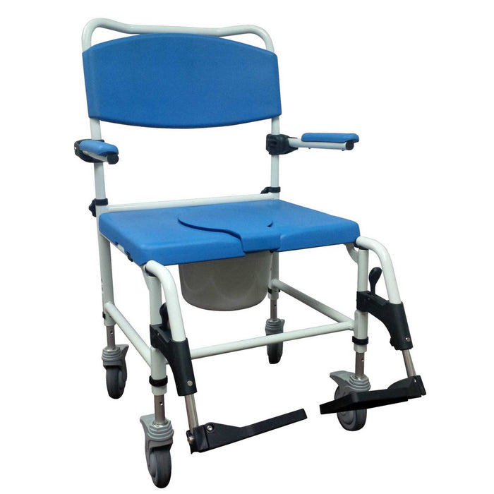 Drive bariatric rehab shower-commode chair