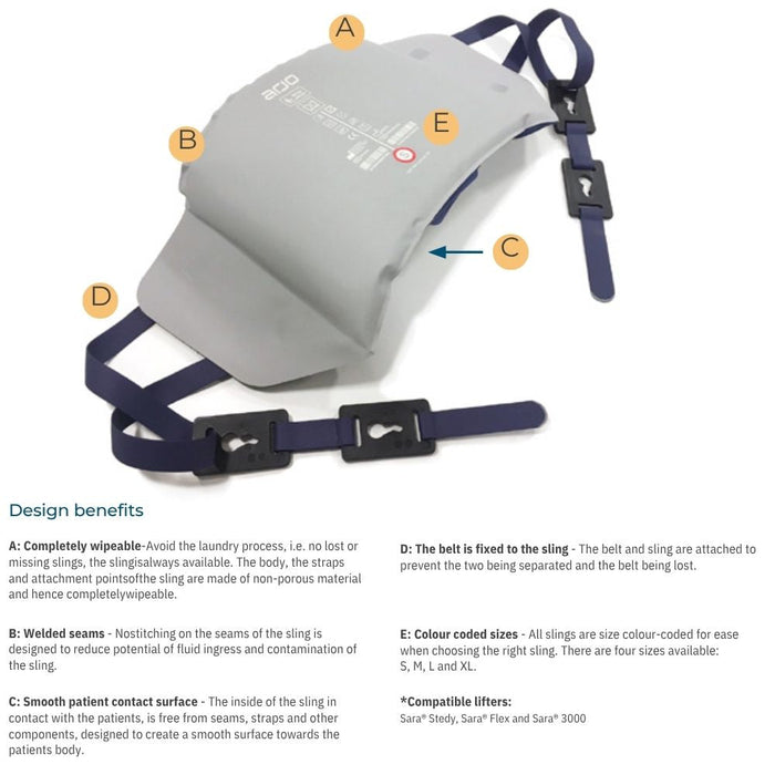 Sara Flex Wipeable Standing Sling