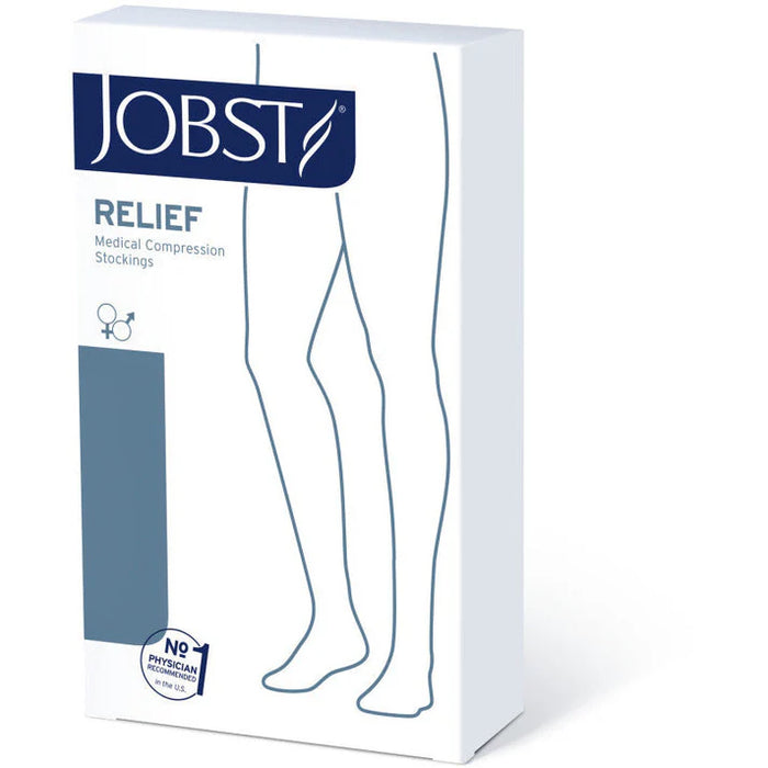 Single Leg Compression Stocking JOBST® Relief Single Leg Chap 30-40 mmHg Compression Stocking | Open T ...