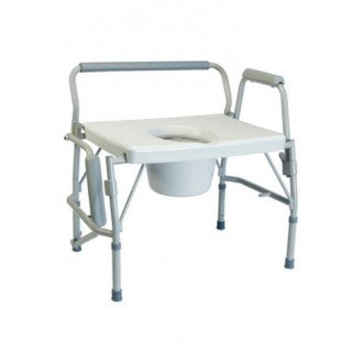 3-in-1 Bariatric Steel Drop Arm Commode