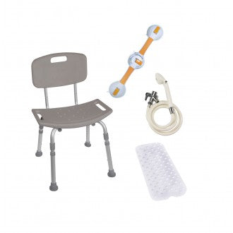 Drive Shower Chair Bathroom Safety Bundle
