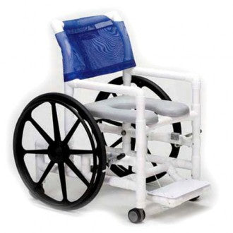 PVC Self-Propelled Shower/Commode Chair