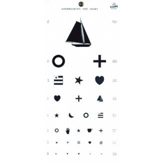 Kindergarten Plastic Eye Chart