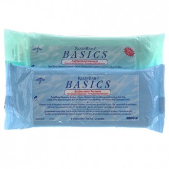 Medline ReadyBath Basics Antibacterial Washcloths (case)