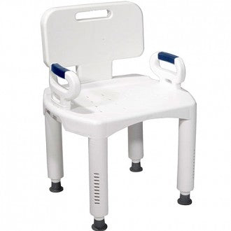 Premium Bath Bench with Back and Arms