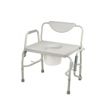 Drive Bariatric Drop Arm Commode Chair