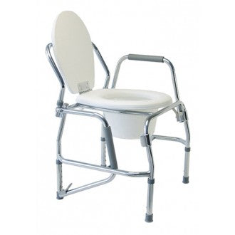 Steel Drop Arm Three-In-One Commode