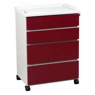 Four-Drawer Rolling Treatment Cabinet
