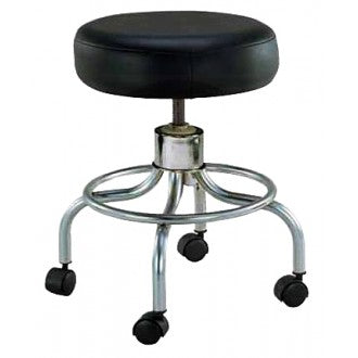 Adjustable Stool with Round Footrest