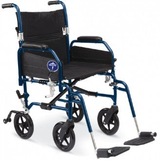 Medline Hybrid 2 Transforming Manual to Transport Wheelchair