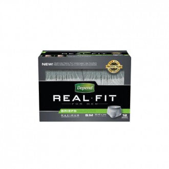 Depends Real Fit Briefs for Men (case)