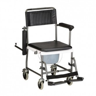 Nova Drop-Arm Transport Chair Commode