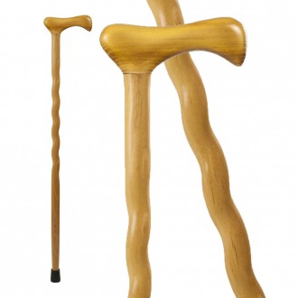 Twisted Bois D Arc Exotic Walking Cane