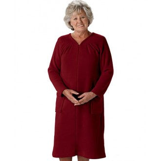 Silvert's Open Back Fleece Robe — Medsupplynow