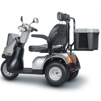 Afikim Breeze S 3-Wheel Scooter w/ optional Wide Seat and Golf Wheels