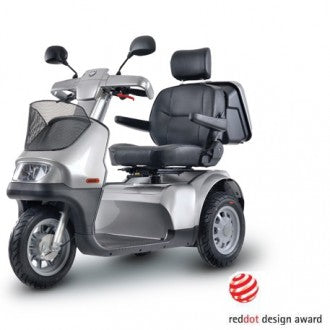 Afikim Breeze S 3-Wheel Scooter w/ optional Wide Seat and Golf Wheels