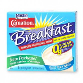Carnation Instant Breakfast for the Carb Conscious (case of 64)