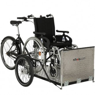 Nihola Flex Cargo Bike with Wheelchair Platform